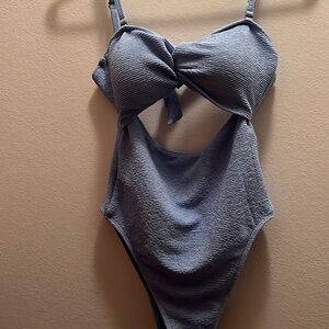 Juicy Couture M light blue swim suit